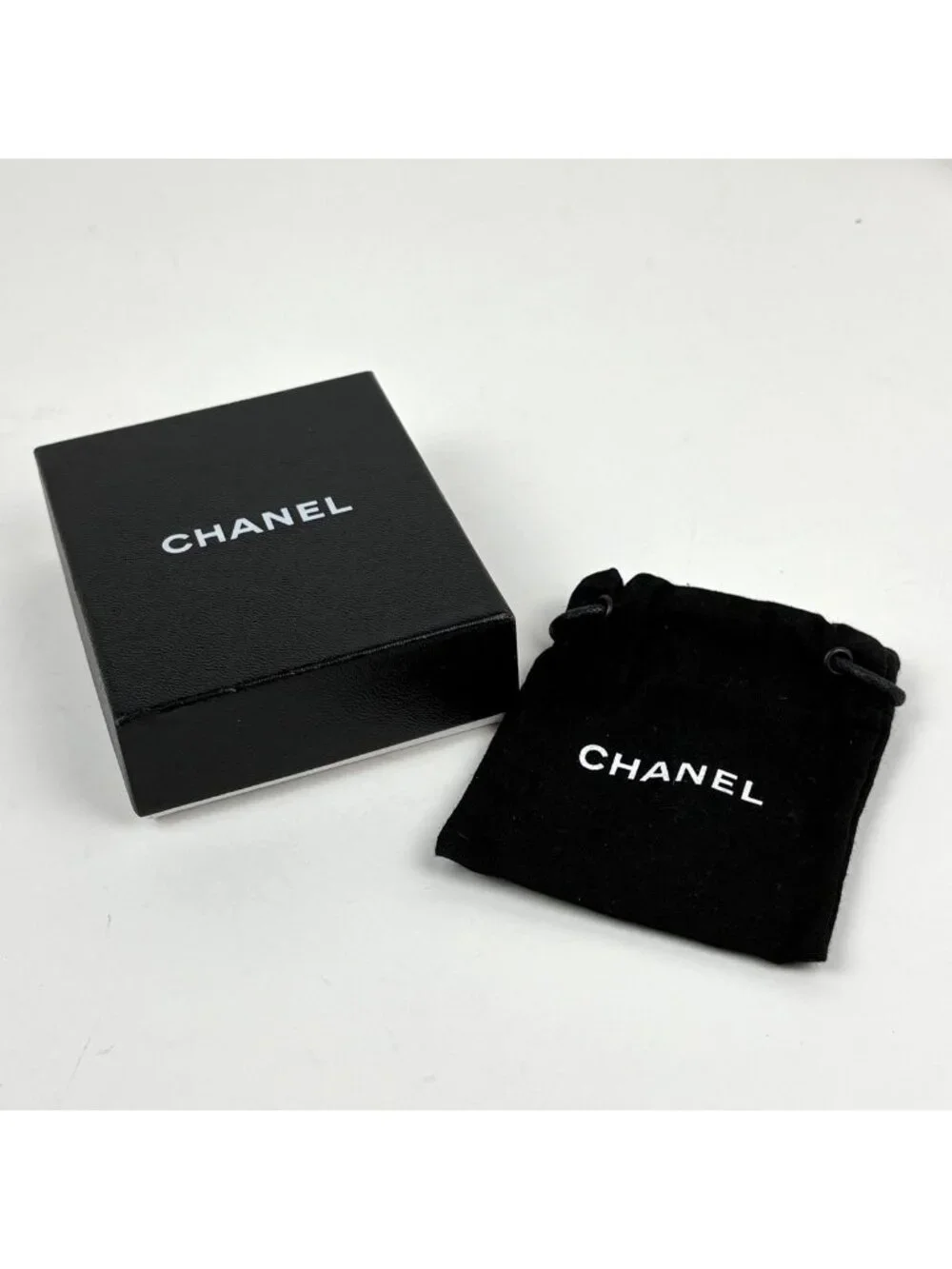 Chanel Earrings CC Logo Swing Faux Pearl Gold White